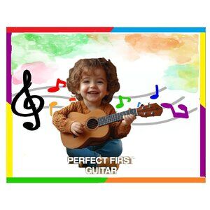 17" Children Toddler 6-String Acoustic Guitar - NWOT